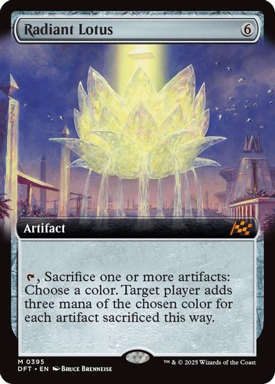Radiant Lotus (Extended Art) card art