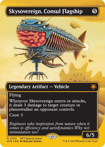 Skysovereign, Consul Flagship (First-Place Foil) card art