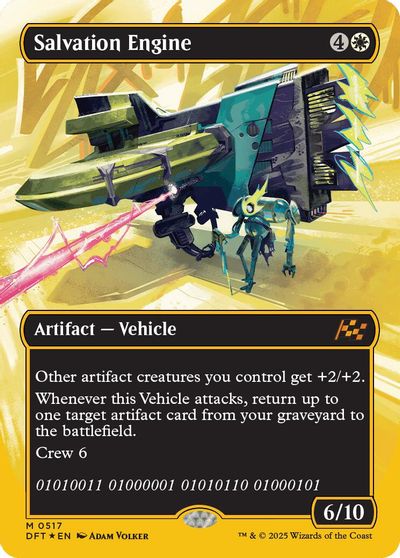 Salvation Engine (Borderless) (First-Place Foil) card art