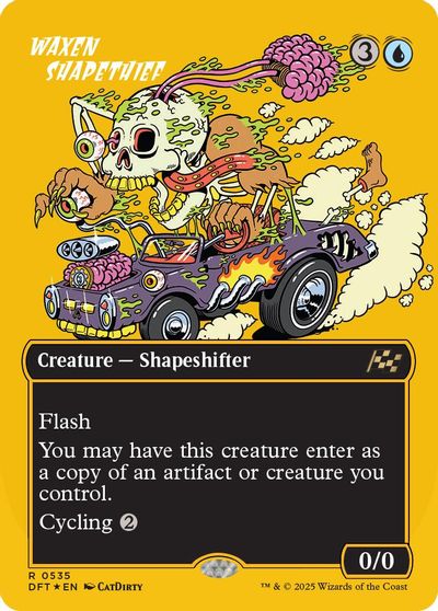 Waxen Shapethief (Borderless) (First-Place Foil) card art