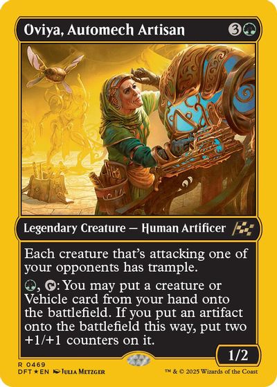 Oviya, Automech Artisan (First-Place Foil) card art