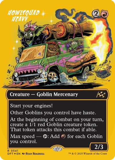 Howlsquad Heavy (Borderless) (First-Place Foil) card art