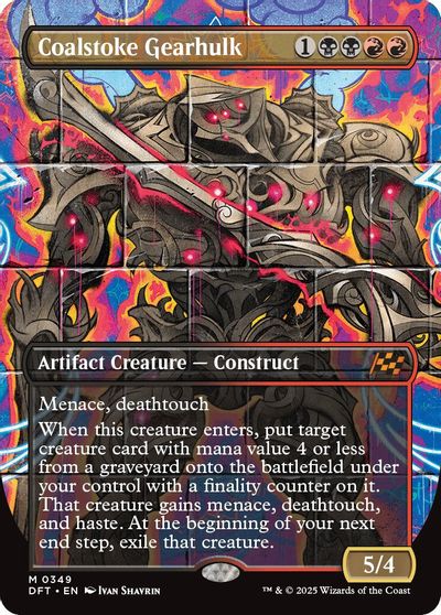 Coalstoke Gearhulk (Borderless) card art