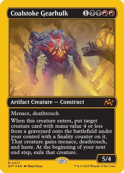 Coalstoke Gearhulk (First-Place Foil) card art