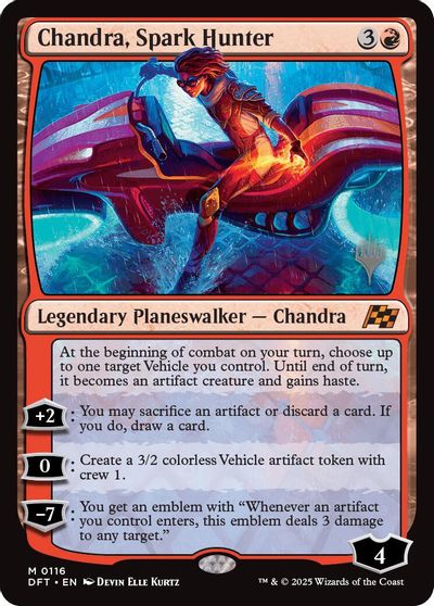 Chandra, Spark Hunter card art