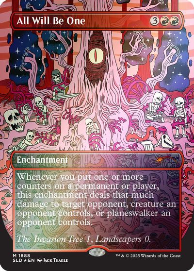 All Will Be One (Rainbow Foil) card art