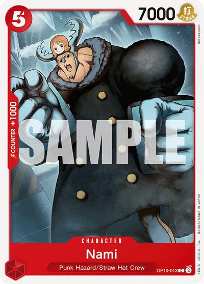 Nami (013) card art