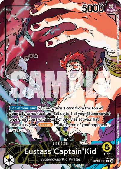 Eustass"Captain"Kid (099) (Parallel) card art