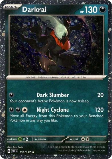 Darkrai (Cosmos Holo) card art