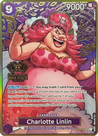 Charlotte Linlin (One Piece Japanese Version 2nd Anniversary Set) card art