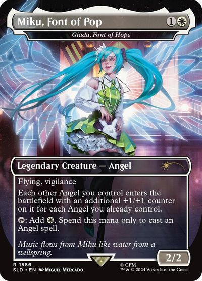 Miku, Font of Pop - Giada, Font of Hope card art