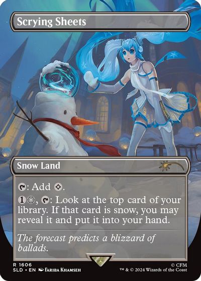 Scrying Sheets card art