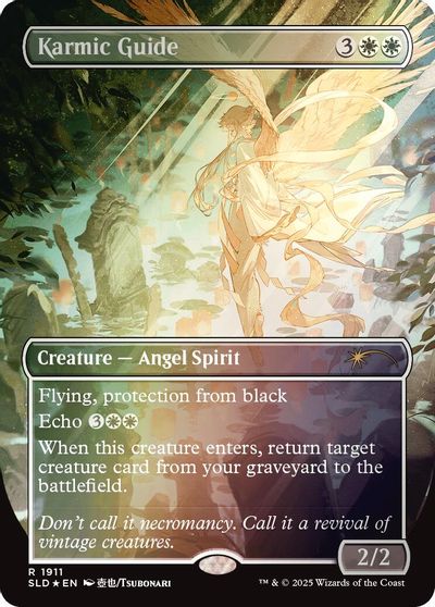 Karmic Guide (1911) (Rainbow Foil) card art