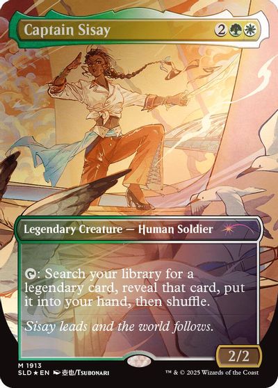 Captain Sisay (1913) (Rainbow Foil) card art