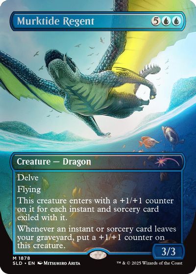 Murktide Regent (Rainbow Foil) card art