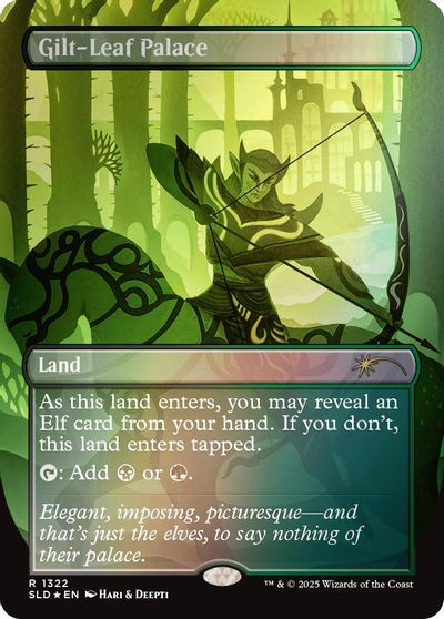 Gilt-Leaf Palace (Rainbow Foil) card art
