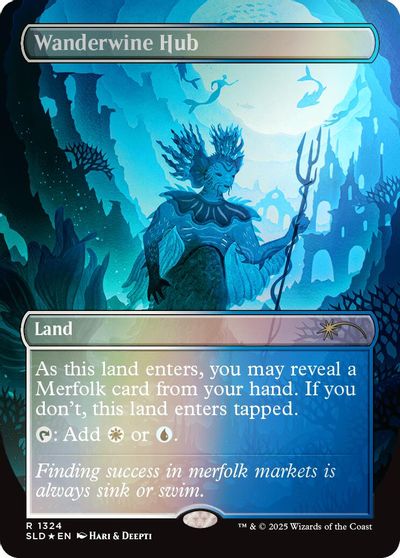 Wanderwine Hub (Rainbow Foil) card art