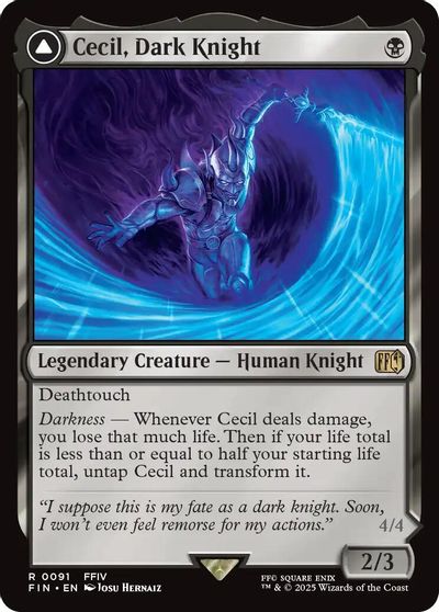 Cecil, Dark Knight card art