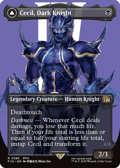 Cecil, Dark Knight (Borderless) card art