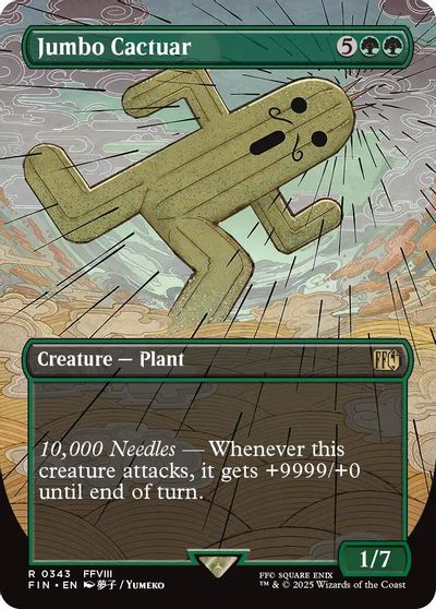 Jumbo Cactuar (Borderless) card art