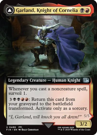 Garland, Knight of Cornelia (Extended Art) card art