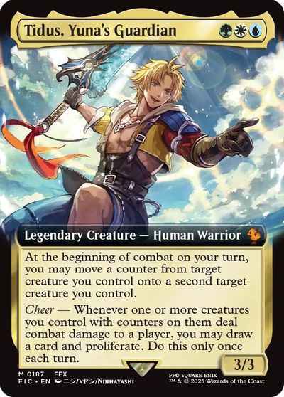 Tidus, Yuna's Guardian (Extended Art) card art