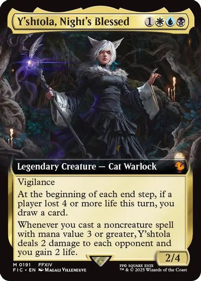 Y'shtola, Night's Blessed (Extended Art) card art