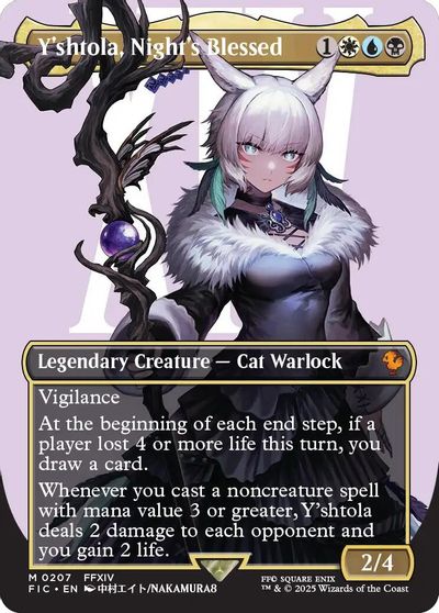 Y'shtola, Night's Blessed (Borderless) card art