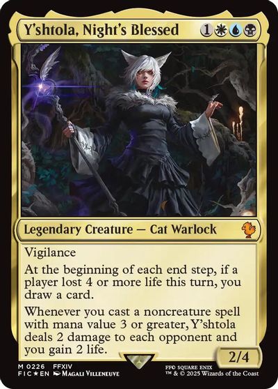 Y'shtola, Night's Blessed (Surge Foil) card art