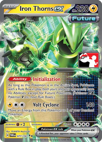 Iron Thorns ex - 077/167 card art