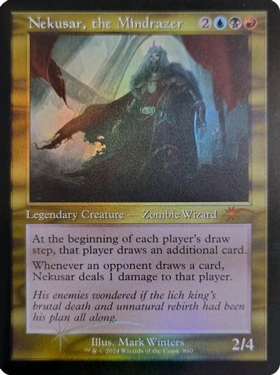 Nekusar, the Mindrazer (Retro Frame) card art