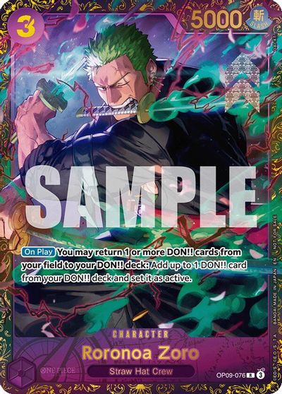Roronoa Zoro (Championship 25-26 Regionals Season 1) card art