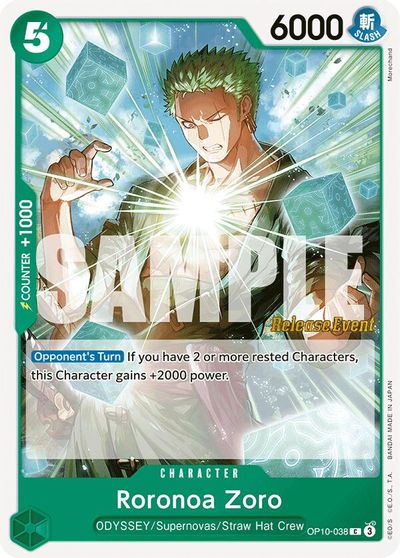 Roronoa Zoro (038) card art