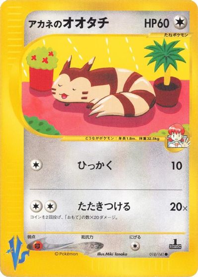 Whitney's Furret card art