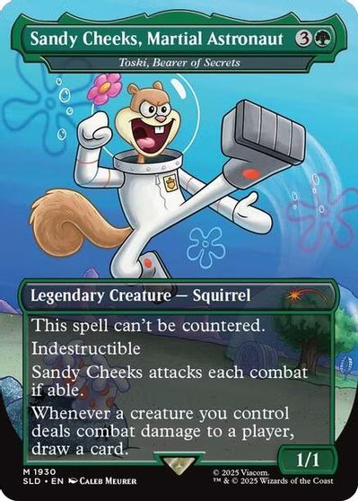 Sandy Cheeks, Martial Astronaut - Toski, Bearer of Secrets card art