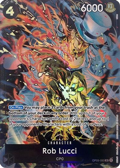 Rob Lucci (Illustration Box EX) card art