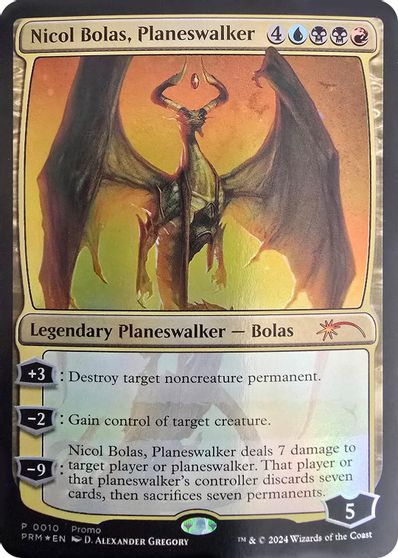 Nicol Bolas, Planeswalker card art