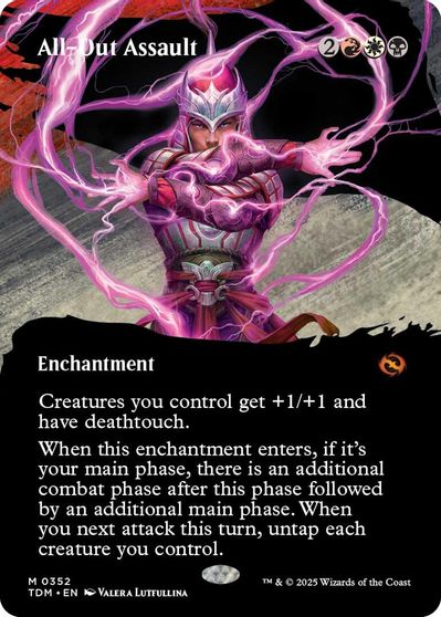 All-Out Assault (Borderless) card art