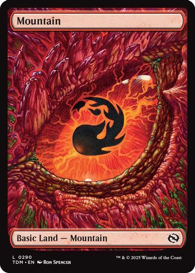 Mountain (0290) card art