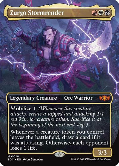 Zurgo Stormrender (Borderless) card art