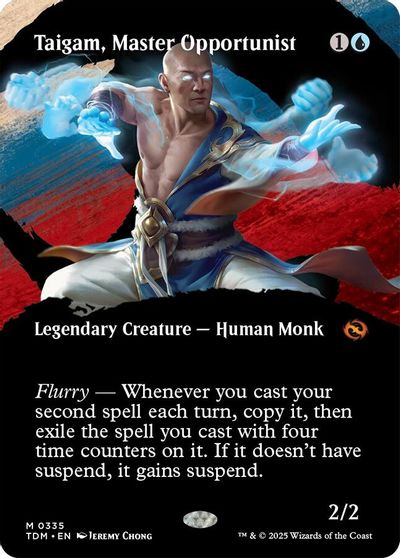 Taigam, Master Opportunist (Borderless) card art