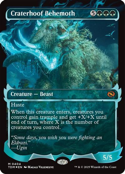 Craterhoof Behemoth (Showcase) card art