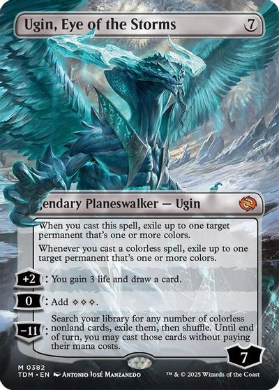 Ugin, Eye of the Storms (Borderless) card art