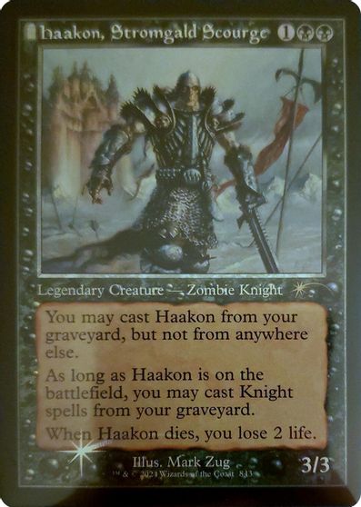 Haakon, Stromgald Scourge (Retro Frame) card art