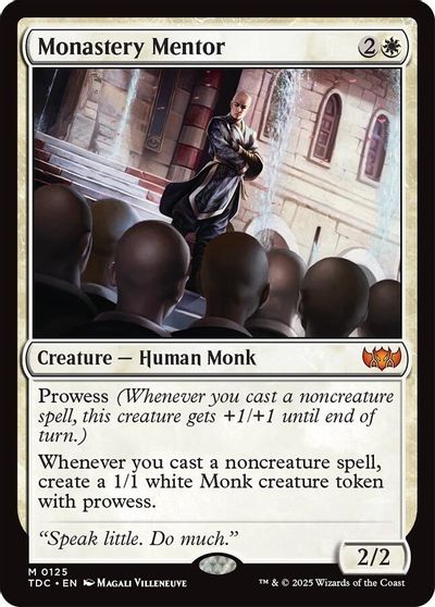 Monastery Mentor card art