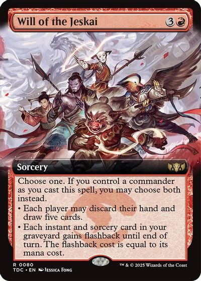 Will of the Jeskai (Extended Art) card art