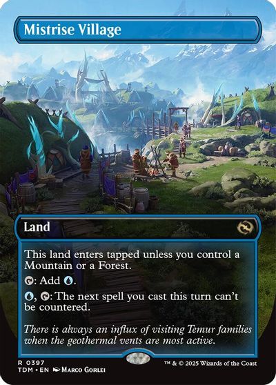 Mistrise Village (Borderless) card art