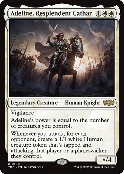 Adeline, Resplendent Cathar card art