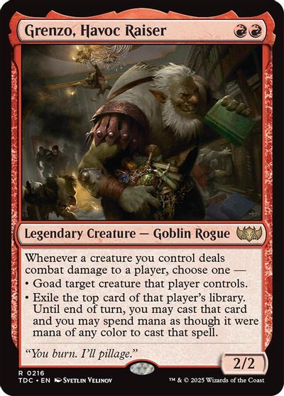Grenzo, Havoc Raiser card art