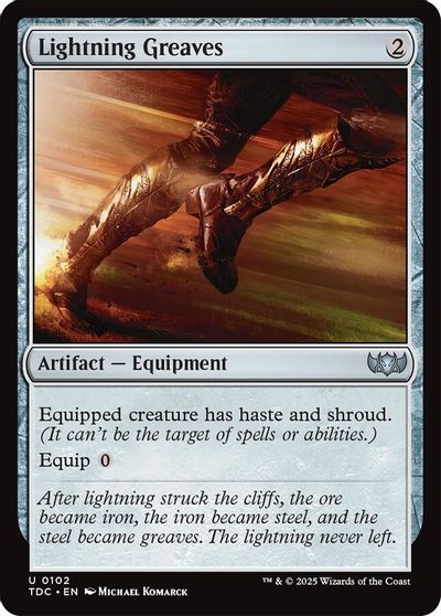 Lightning Greaves card art